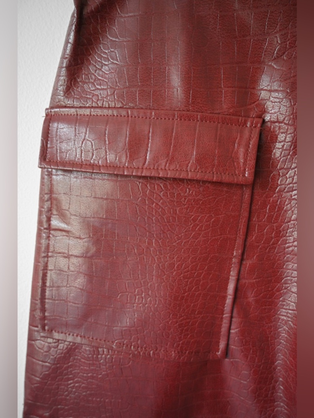 Steve Madden Crocodile Mini Skirt - Picture 4 of 6